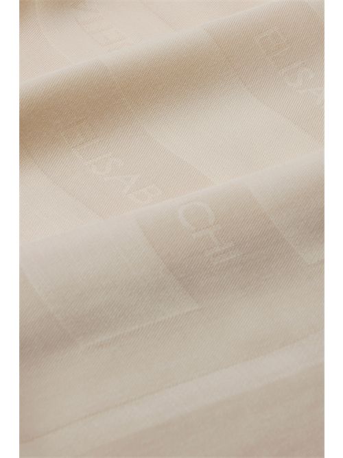 Foulard in viscosa e modal con righe jacquard Burro Elisabetta Franchi | SC14F61E2193